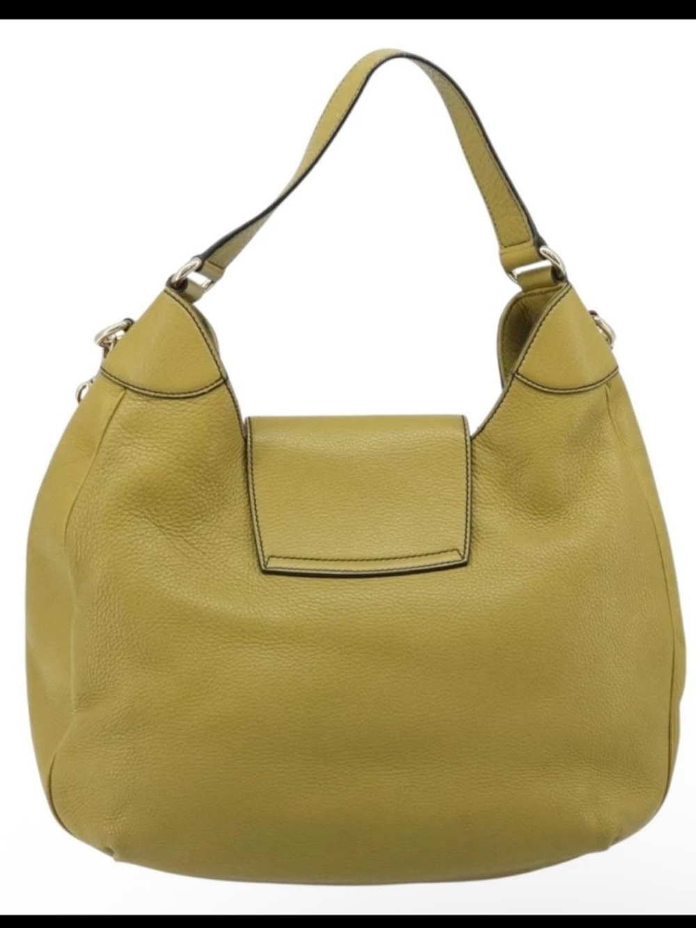 Gucci horsebit Emily Leather Bag in Olive Green with Chain Detail - Picture 2 of 13